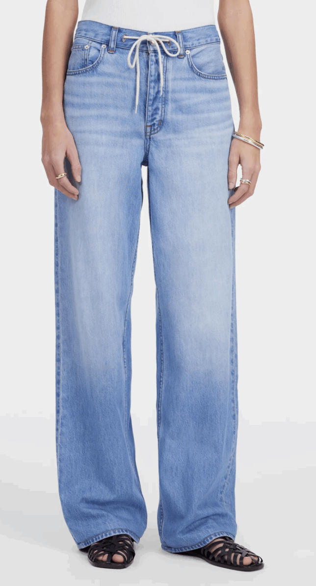 Great Drawstring Jeans tania stephens 50 is not old fashion blogger madewell